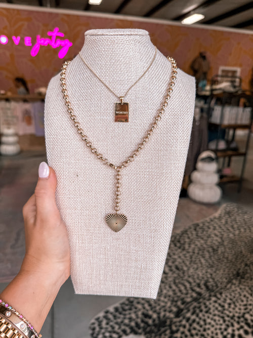 Rachel Heart Pendant Necklace