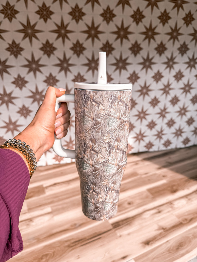 Camo Stainless Steel Tumbler