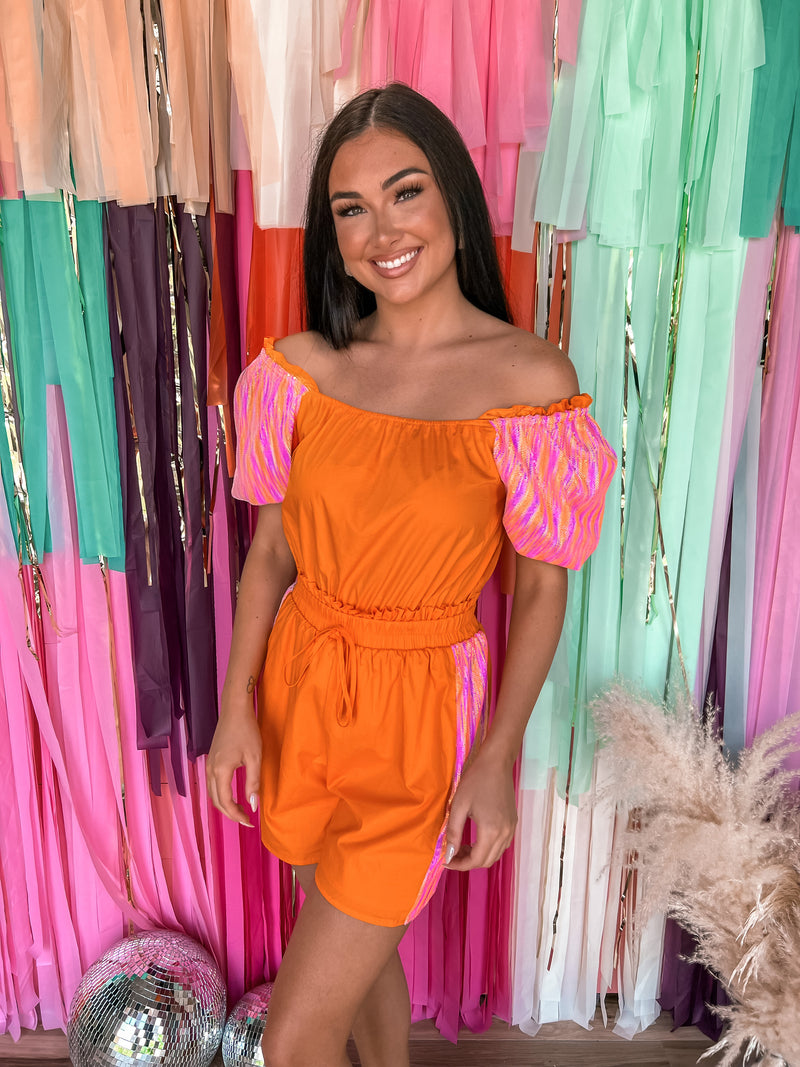 Sunset Glow Romper