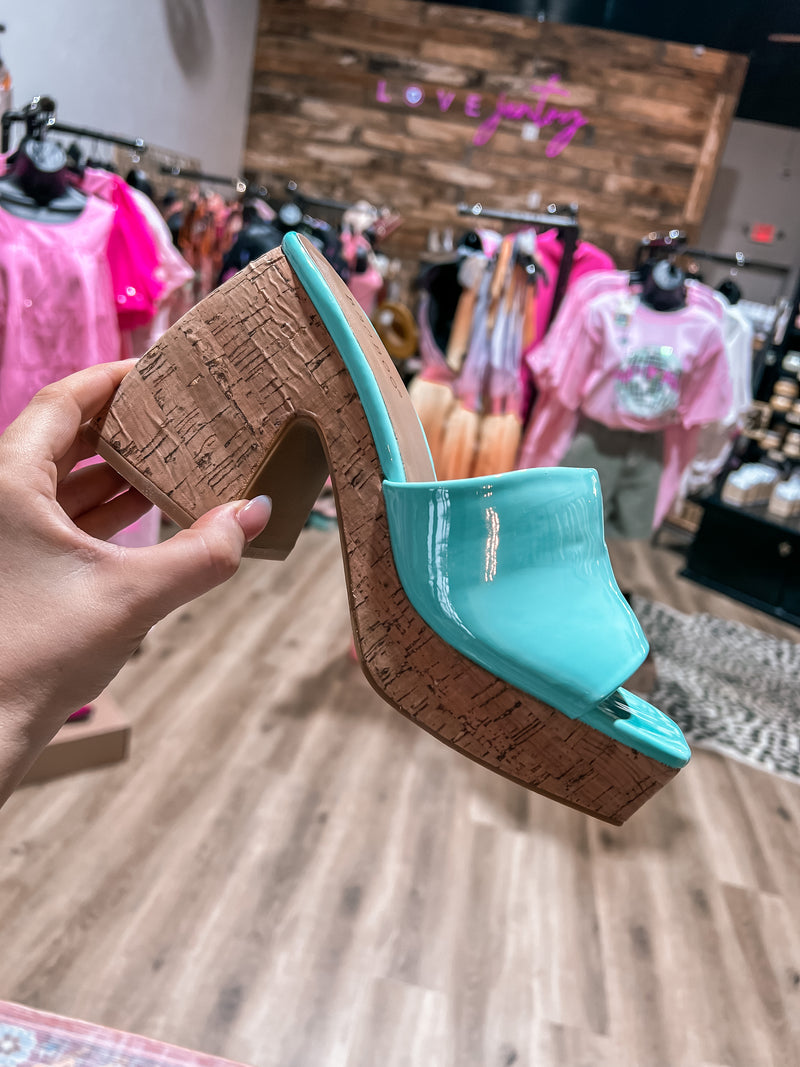 Malibu Sandal (Turquoise)